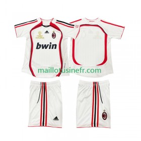 Maillot de Foot AC Milan 2006 2007 Extérieur Retro - Enfant